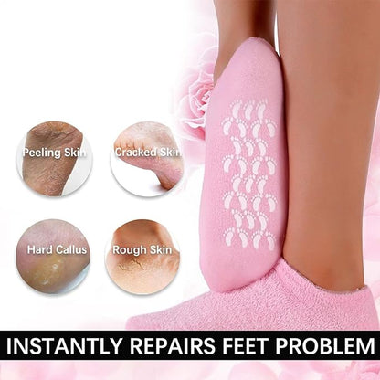 Winter Spa Gel Socks