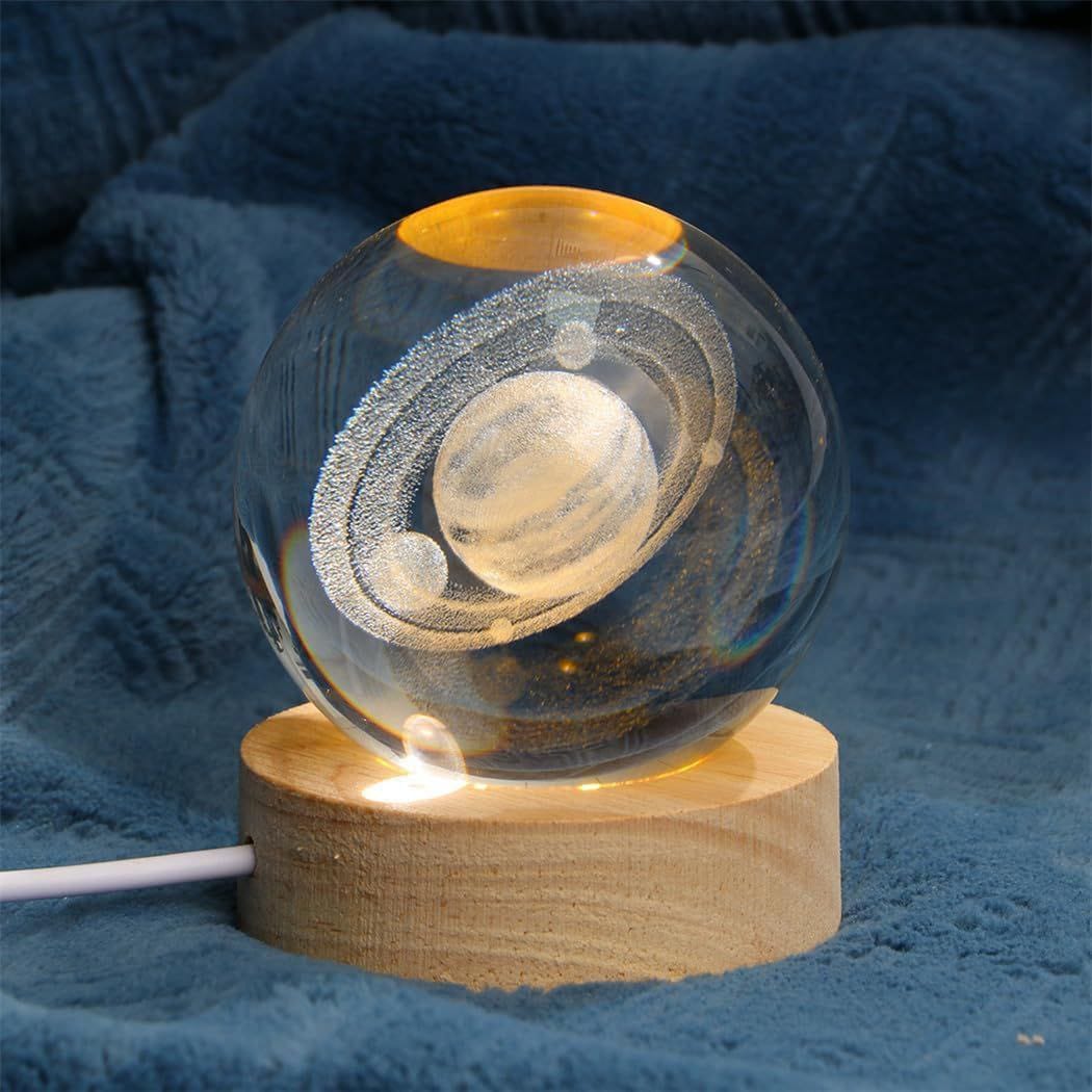 THE-ETERNAL 3D CRYSTAL BALL NIGHT LAMP