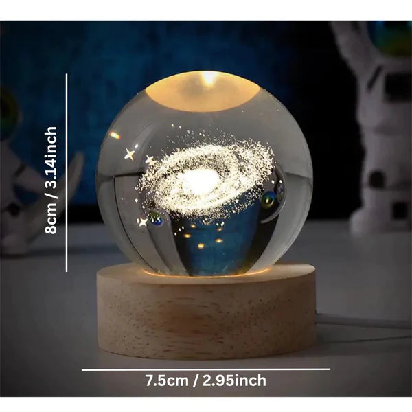 THE-ETERNAL 3D CRYSTAL BALL NIGHT LAMP