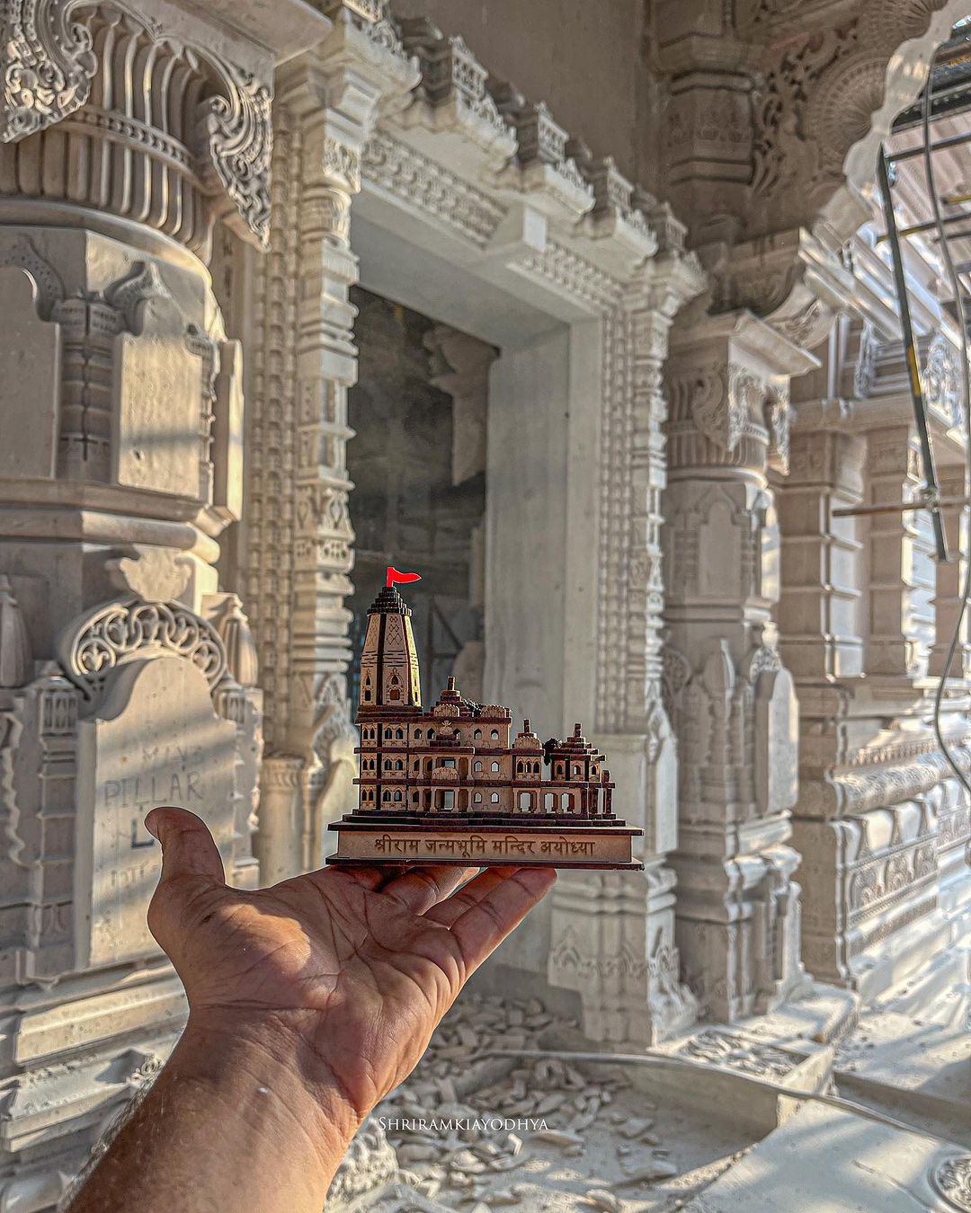 SHRI RAM MANDIR - AYODHYA 3D MODEL REPLICA 🚩