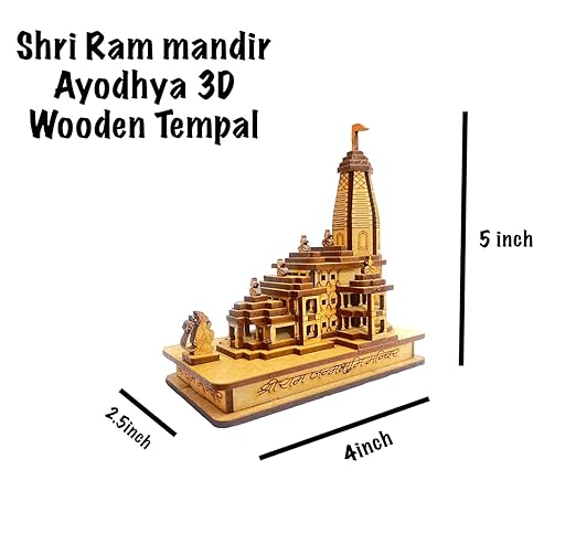 SHRI RAM MANDIR - AYODHYA 3D MODEL REPLICA 🚩